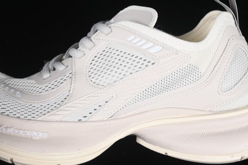 Balenciaga Circuit Lightweight Distressed Print Round-Toe Fashion Casual Sneakers - WFLGY2000