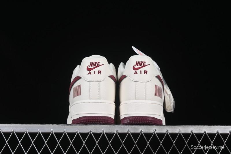 Nike Air Force 1 '07 Low QR Code Black Star Sneakers Low-Top Casual Shoes - CU1836-961