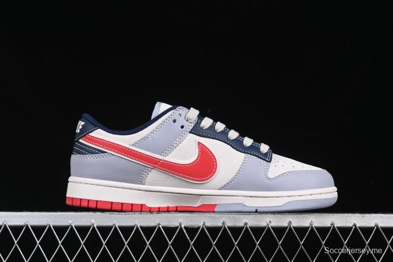 Nike SB Dunk Low Supreme Collaboration Anniversary Custom Low-Top Casual Sneakers - DM6868-045