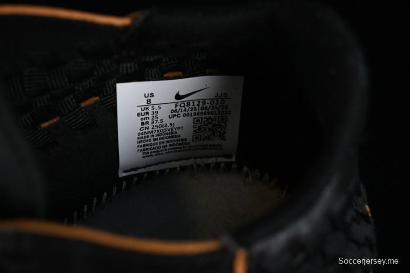 Nike Air Footscape Woven Asymmetrical Woven Slip-Resistant Low-Top Lifestyle Sneakers - FQ8129-010