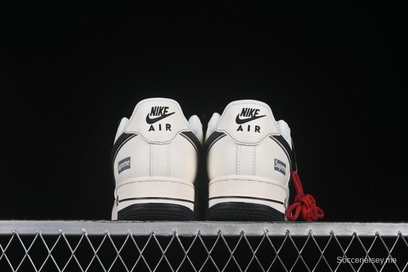 Nike Air Force 1 '07 Low Supreme Collaboration Two-Tone Beige Low-Top Casual Sneakers - XZ6188-362