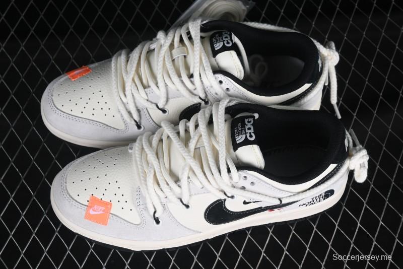 Nike SB Dunk Low The North Face Collaboration Strap Patch Black Hook Anniversary High-End Custom Low-Top Casual Skate Shoes - YC5066-257