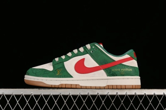 Nike SB Dunk Low Chinese New Year Limited Edition - Little Azure Dragon Anniversary High-End Custom Low-Top Casual Sneakers - XP3802-331