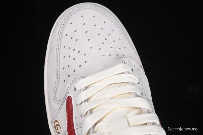 Nike Travis Scott x Fragment Design x Air Jordan 1 Low OG SP AJ1 Retro Sneakers with Reverse Swoosh - XZ6188-056