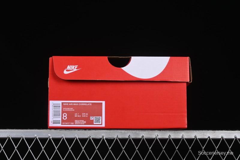 Nike Air Max Correlate Retro Running Shoes with Air Cushion - 511417-102