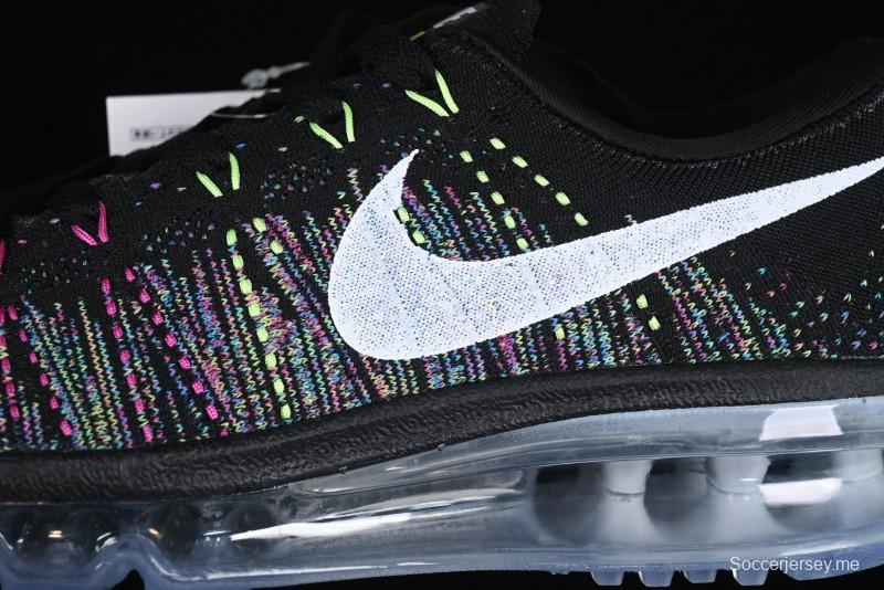 Nike Air Max Flyknit 2014 Running Shoes with Full-Length Air Cushion - 620469-015