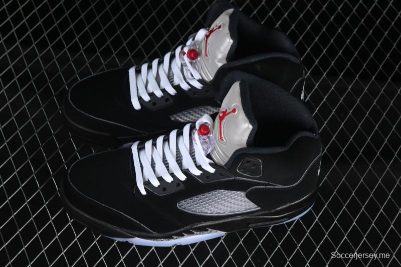 Nike Air Jordan 5 Retro Black "Metallic Reimagined" Basketball Shoes - HF3975-001
