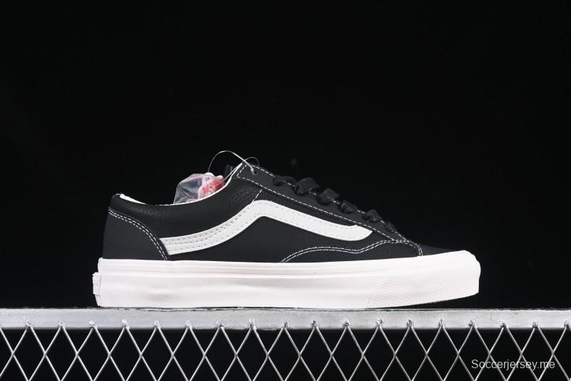 Vans Old Skool 36 Low-Top Retro Skate Shoes - VN000D57BLK