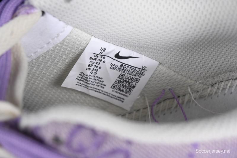 Nike Air Force 1'07 Low "Purple Star" Custom Casual Sneakers - BD7700-220