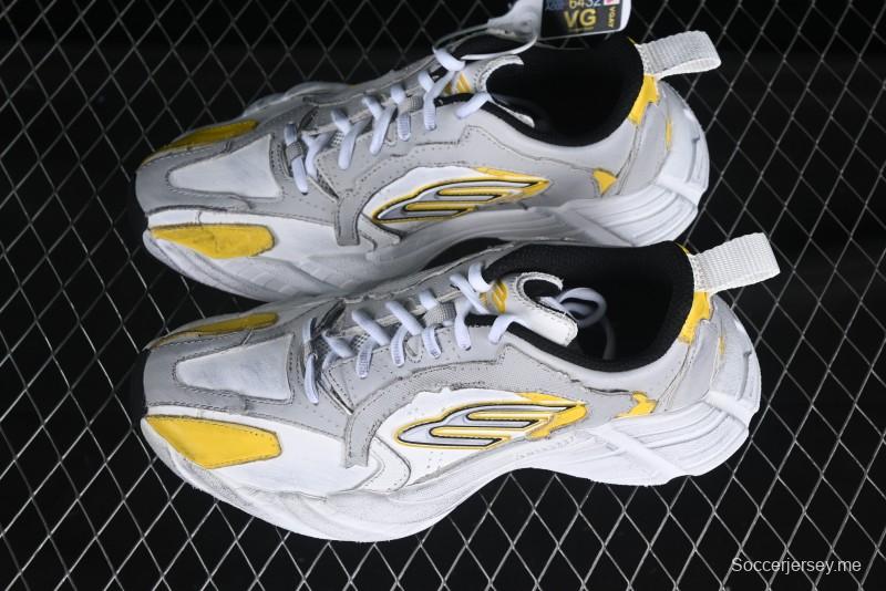 Balenciaga Monday Calf Leather Round Toe Lace-Up Low-Top Casual Shoes - WDWTS1971