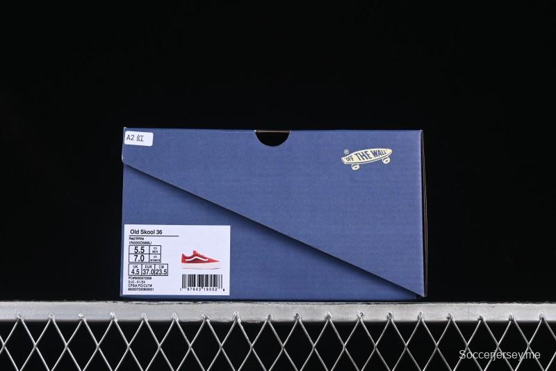 Vans Premium Old Skool 36 Retro Skate Shoes with Full-Grain Leather and Cushioned Insole - VN000D569IJ