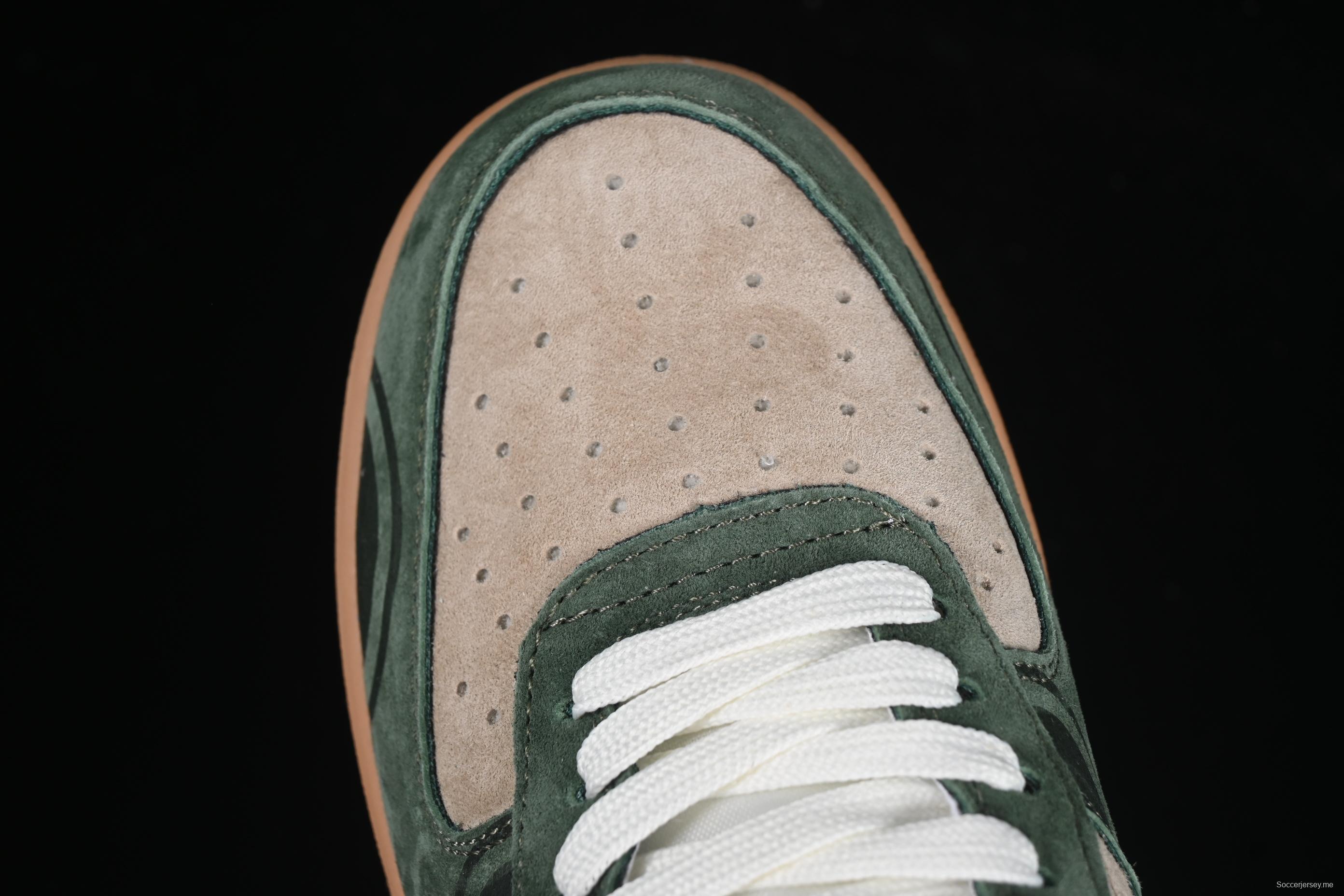 Nike Air Force 1'07 Low Supreme Collaboration Distressed Graffiti Casual Sneakers - DF0188-024