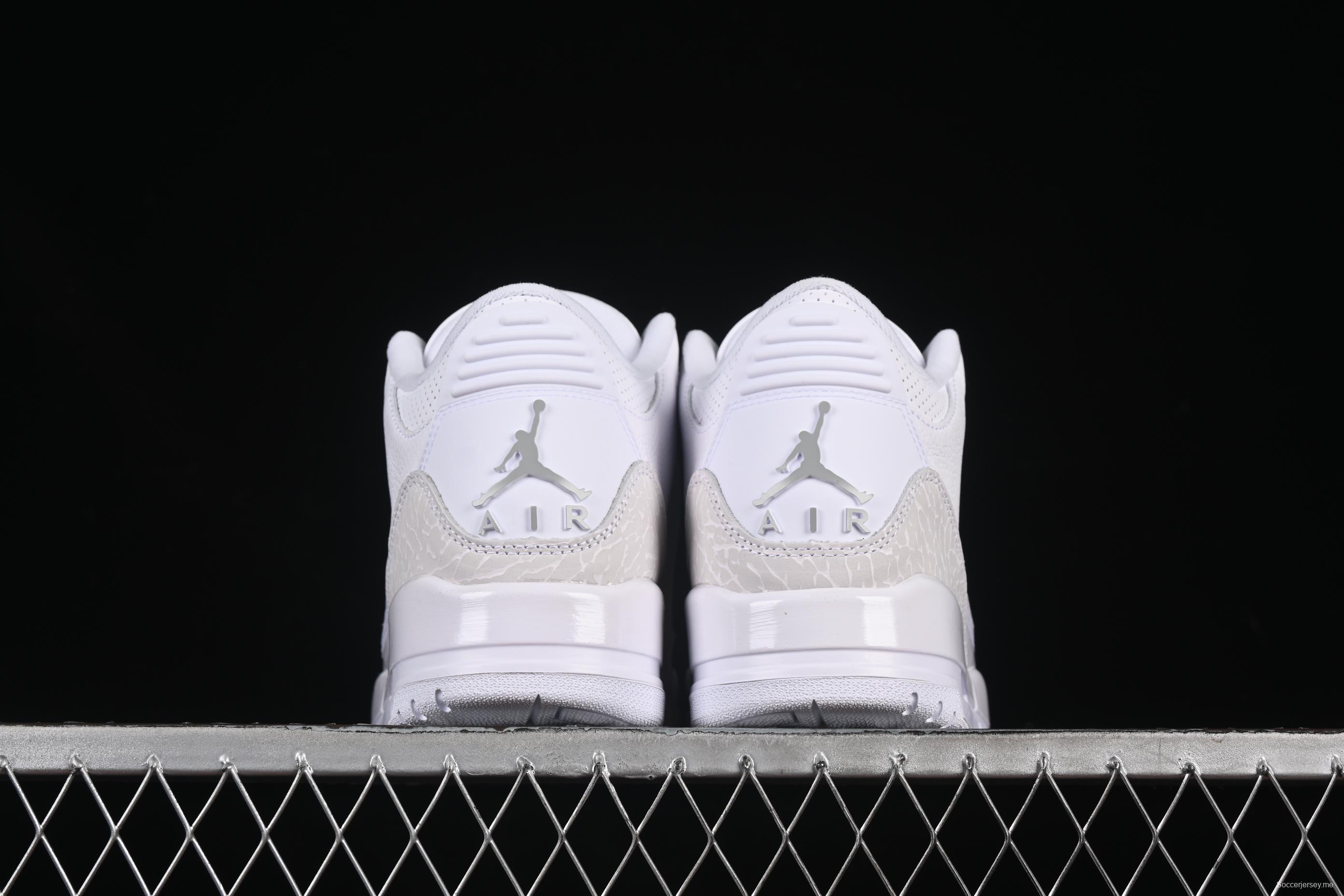 Nike Air Jordan 3 Retro "Pure Money" Basketball Shoes - CT8532-111