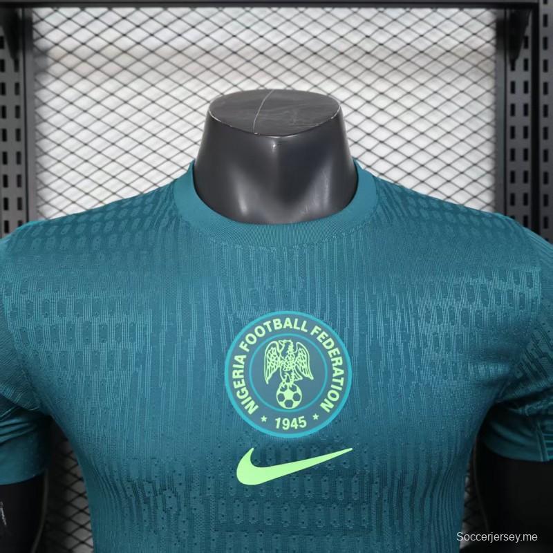 إصدار اللاعب 2025 قميص نيجيريا الأخضر 2025