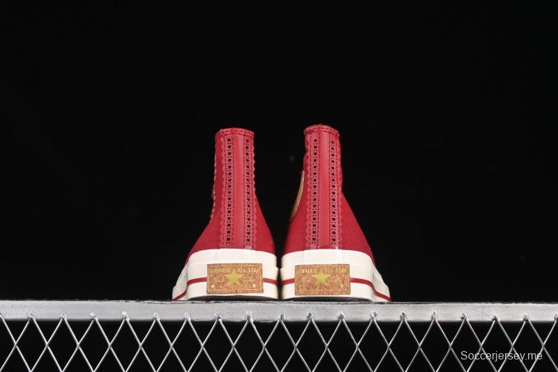 Converse Chuck Taylor All Star 1970s High Top Sneakers in China Red - A12460C