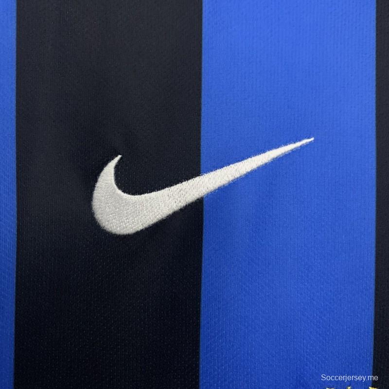 09/10 09/10 قميص إنتر ميلانو إنتر ميلانو ريترو نسخة دوري أبطال أوروبا