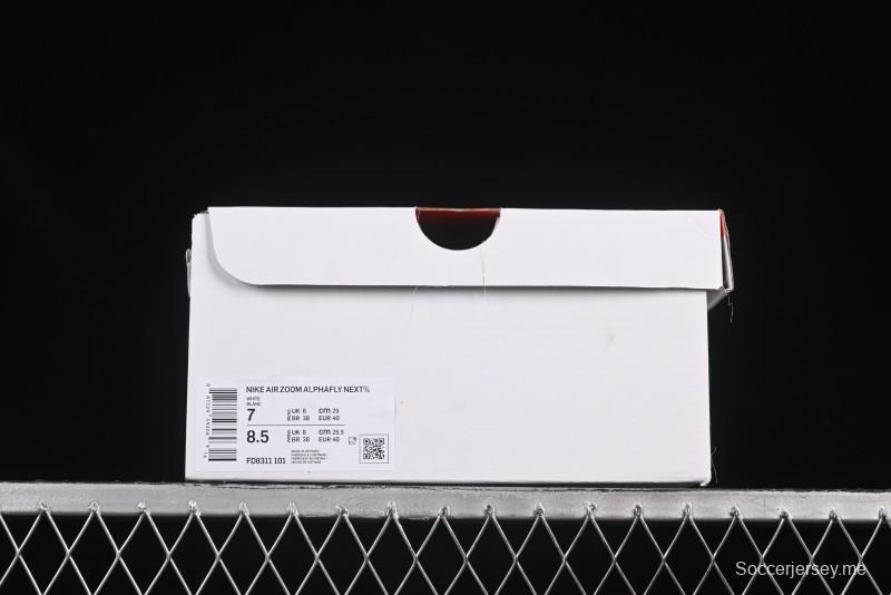 حذاء الجري نايك زوم فابورفلاي نيك زوم فابور فلاي نيكست 3% النموذج الأولي للماراثون الخارق مع زوم اير زوم المزدوج ورغوة زوم اكس - FD8311-101