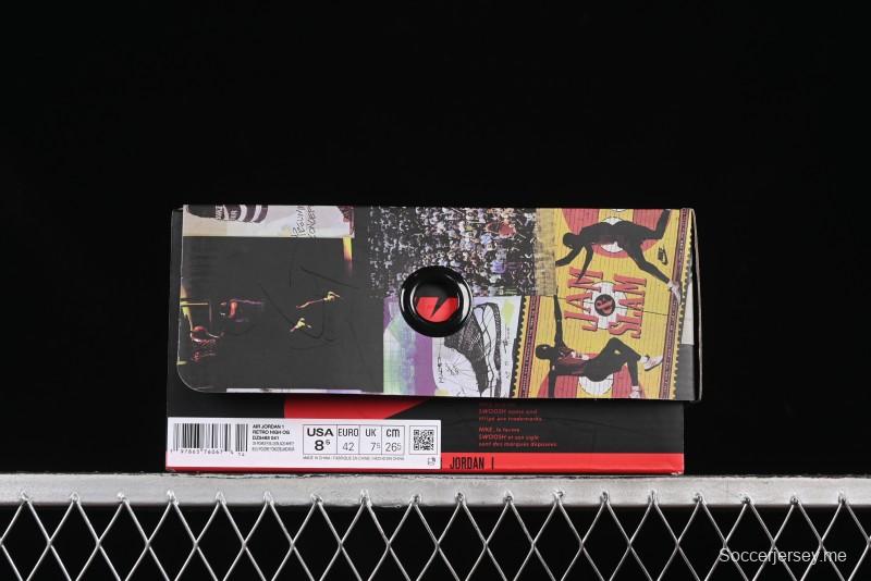 حذاء كرة السلة عالي الكعب من نايك اير جوردان 1 هاي أو جي AJ1 Fragment Design AJ1 Fragment Collaboration - DZ5485-041