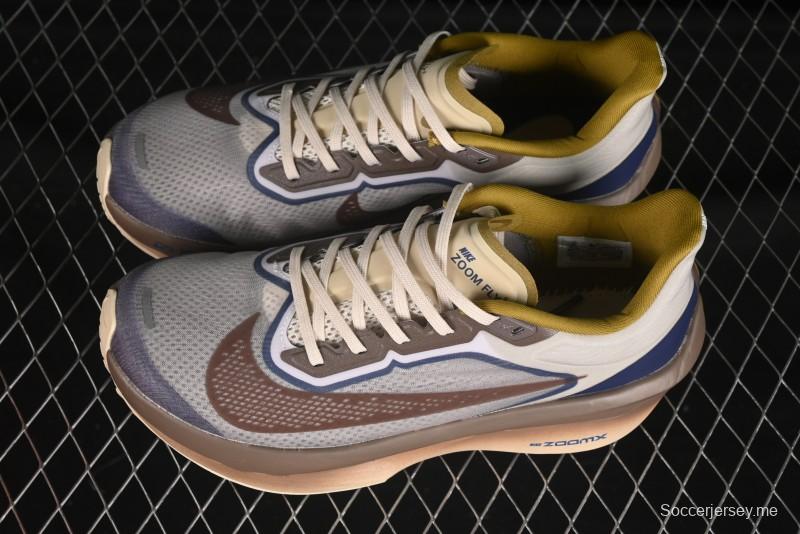 حذاء الجري زوم فلاي 6 من نايك زوم فلاي 6 خفيف الوزن للغاية مع رغوة رياكت فوم وطبق من ألياف الكربون - HV4366-072