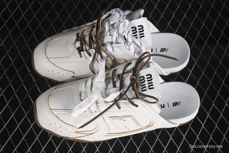 ميو ميو x نيو بالانس 530 حذاء رياضي كلاسيكي كلاسيكي منخفض الكمال من دون كعب - 530