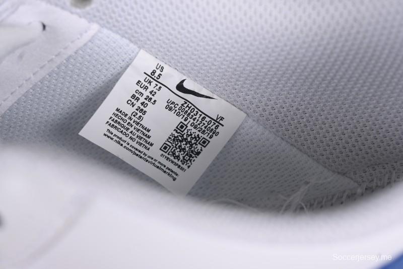 حذاء رياضي كاجوال منخفض من نايك اير فورس 1 '07 من نايك بتصميم ثنائي الأبعاد أزرق سماوي متدرج - ZH0316-076