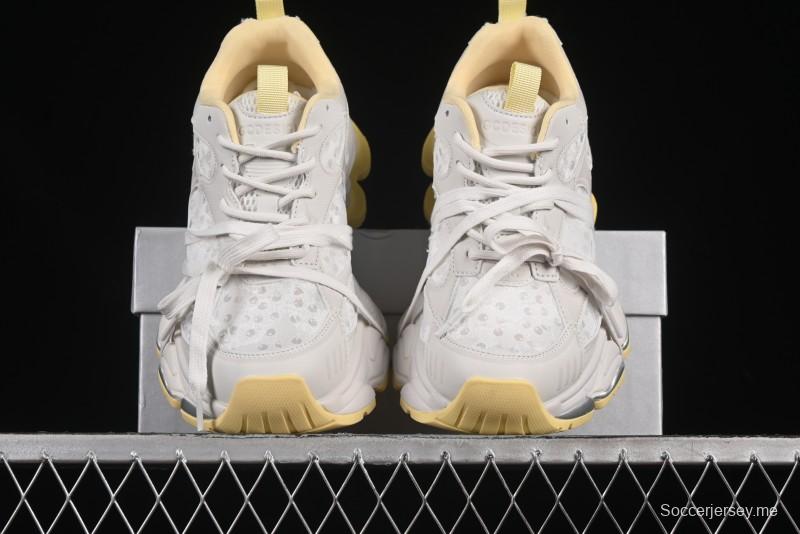 GG-CC حذاء أبي مجوف بأربطة من نفس النمط بنعل مجوف 5 سم لزيادة الارتفاع - G25U9988