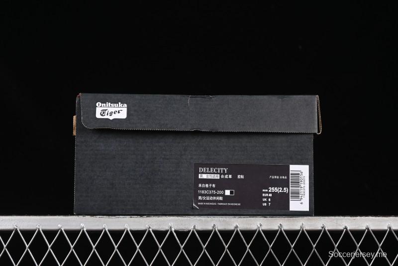 حذاء أونيتسوكا تايجر ديليسيتي الرياضي ذو النعل السميك المقاوم للاهتراء والمقاوم للاهتراء ذو الرقبة المنخفضة الكاجوال - 1183C375-200