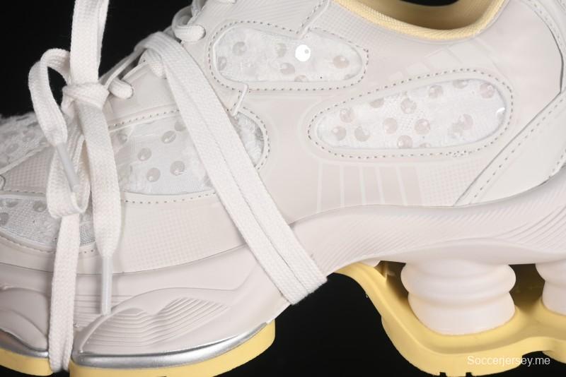 GG-CC حذاء أبي مجوف بأربطة من نفس النمط بنعل مجوف 5 سم لزيادة الارتفاع - G25U9988