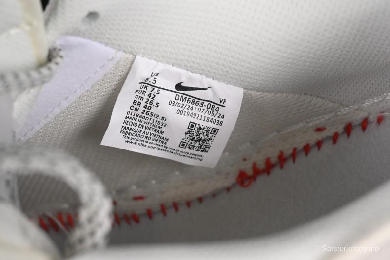 حذاء نايك اير فورس 1 '07 المنخفض من نايك اير فورس 1 '07 LV Collaboration بلونين أحمر بكعب أحمر برباط كاجوال - DM686868-084