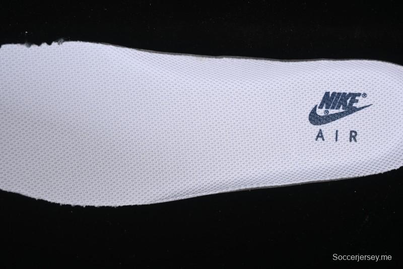 حذاء نايك اير فورس 1'07 المنخفض الكاجوال من نايك باللون الكريمي مع سووش أزرق - SC9207-535