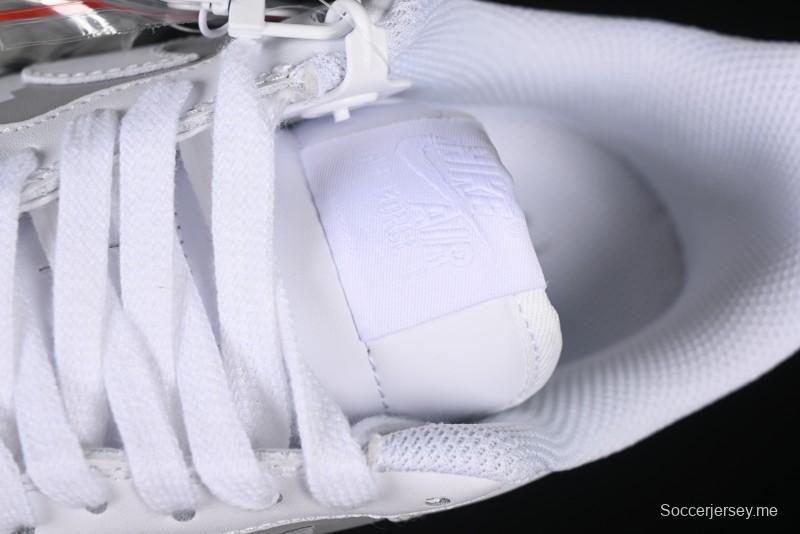 حذاء نايك اير فورس 1 '07 المنخفض نايك اير فورس 1 '07 منخفض مخصص رسمي ذو طراز ساخن 2D بطابع رسمي أبيض رمادي بطلاء رذاذ الطلاء الرمادي - CW2288-111