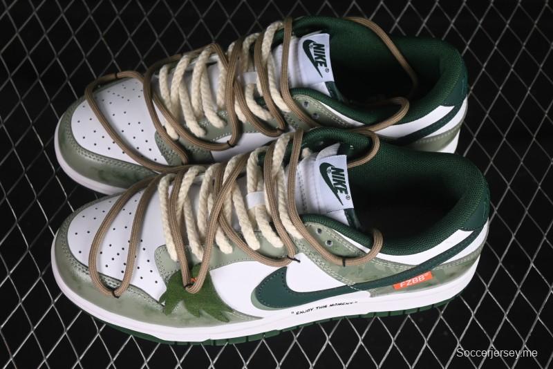 حذاء رياضي كاجوال منخفض من نايك دانك لو بترفلاي من نايك - DD1391-101