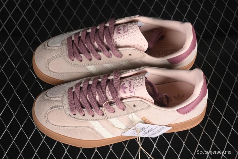 أديداس أوريجينالز جازيل إندور JR0232 حذاء تزلج منخفض الكعب مقاوم للانزلاق ومقاوم للاهتراء - JR0232