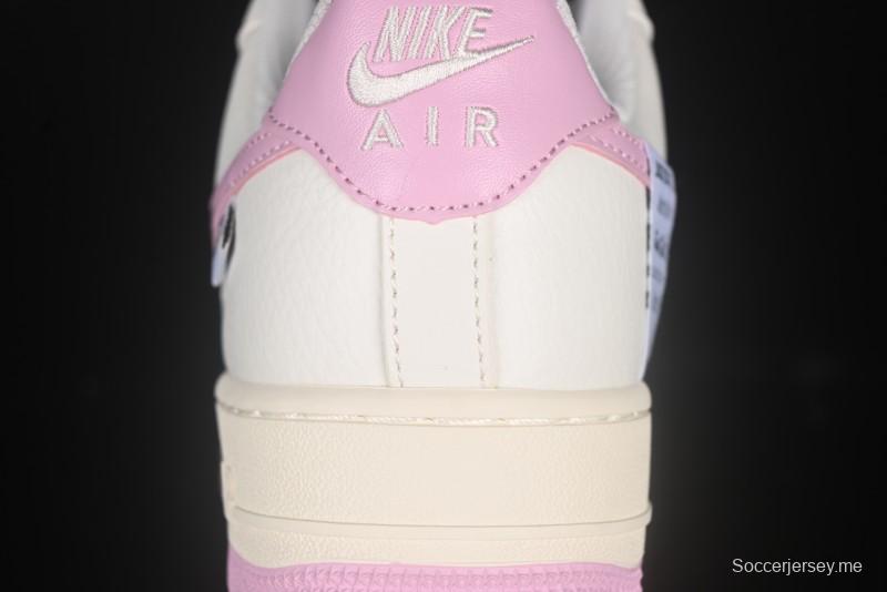 حذاء رياضي نايك اير فورس 1'07 منخفض مخصص كاجوال مع وسادة هوائية كاملة الطول - DD8959-100