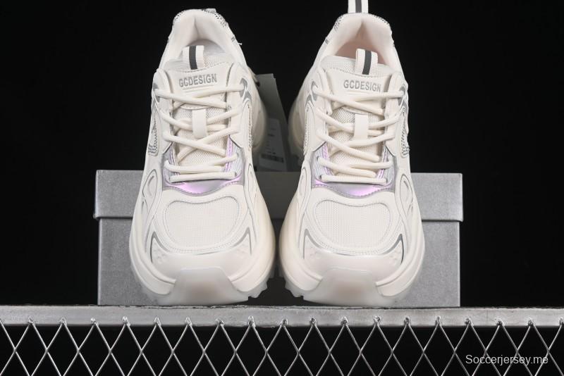 GG-CC 25ss حذاء رياضي مكتنزة جديد بمنصة مكتنزة بزيادة ارتفاع 7 سم - 668-2