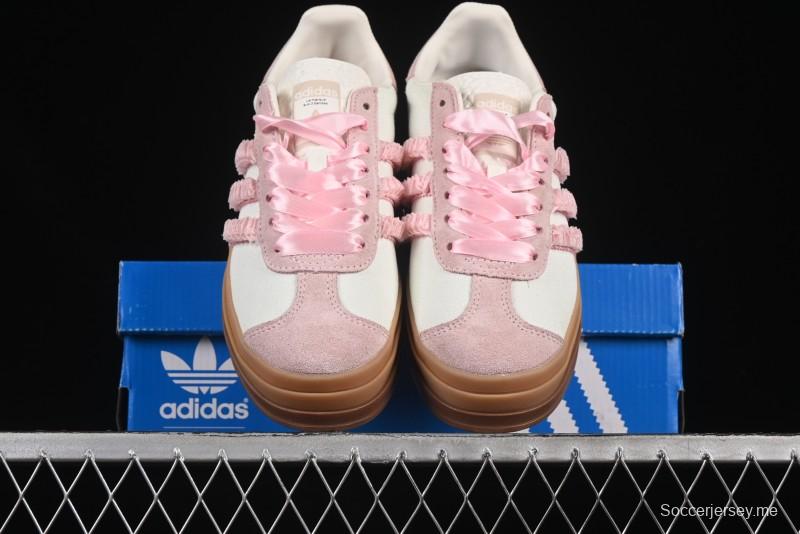 أديداس أوريجينالز جازيل بولد JR8374 حذاء رياضي منخفض الساق من أديداس أوريجينالز بنعل سميك لمقاومة الانزلاق والمتانة - JR8374