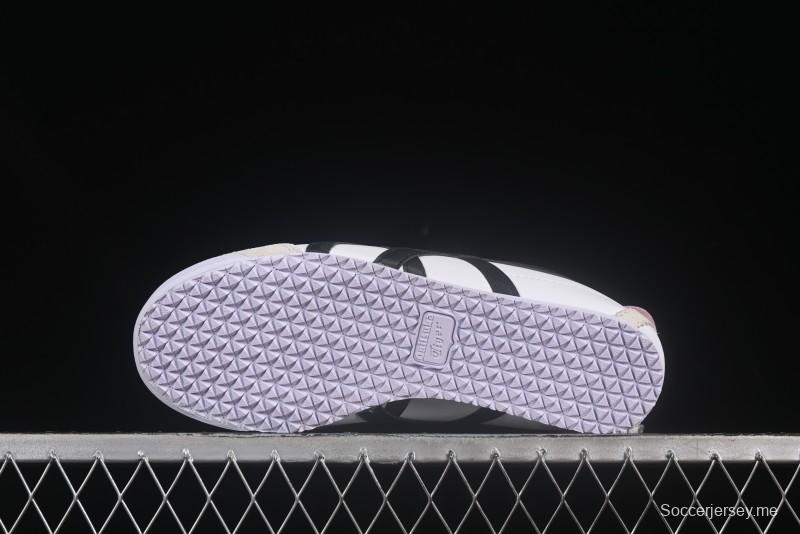 أونيتسوكا تايجر مكسيكو تايجر 66 حذاء رياضي جلدي منخفض من الجلد للجري العادي - 1183C380-100