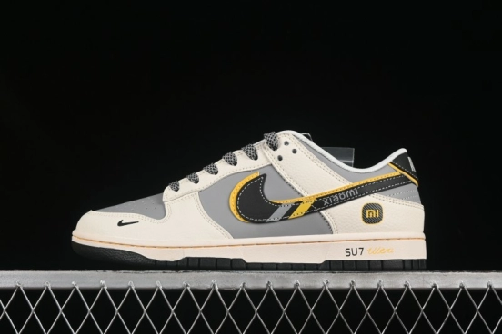 حذاء تزلج نايك SB Dunk Low Xiaomi SU7 ألترا الذكرى السنوية السابعة حذاء تزلج كاجوال منخفض الرقبة مخصص للذكرى السنوية - XX3168-166