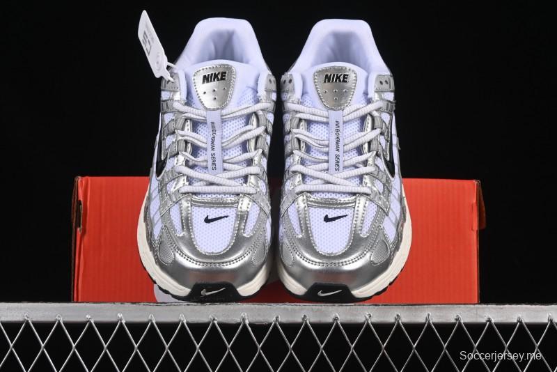 حذاء رياضي ريترو كاجوال P-6000 Prm من نايك بتصميم خفيف الوزن - CD6404-105