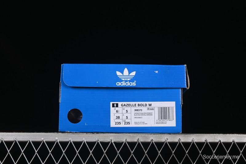 أديداس أوريجينالز جازيل بولد JR8373 حذاء رياضي منخفض الساق من أديداس أوريجينالز بنعل سميك لمقاومة الانزلاق والمتانة - JR8373