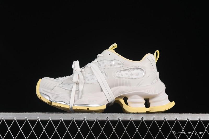 GG-CC حذاء أبي مجوف بأربطة من نفس النمط بنعل مجوف 5 سم لزيادة الارتفاع - G25U9988