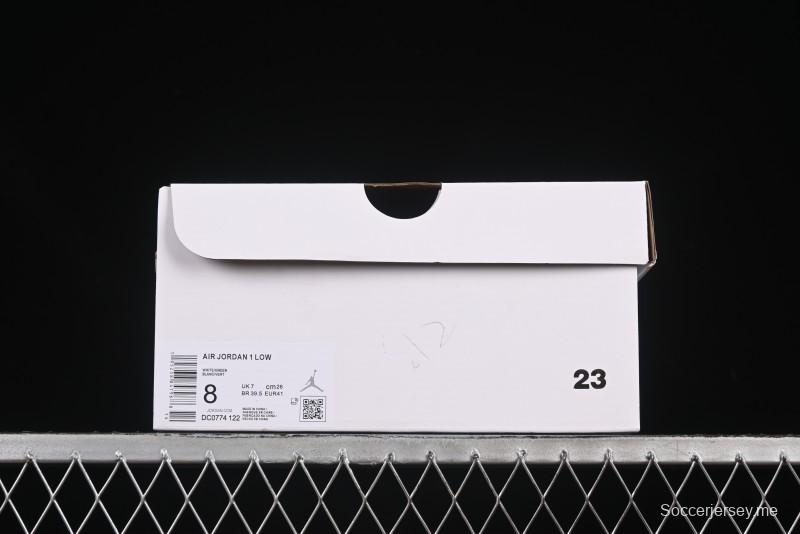 حذاء رياضي نايك اير جوردان 1 لاو AJ1 نايك اير جوردان 1 لاو AJ1 أخضر عسكري أبيض كاجوال لايف ستايل - DC0774-122