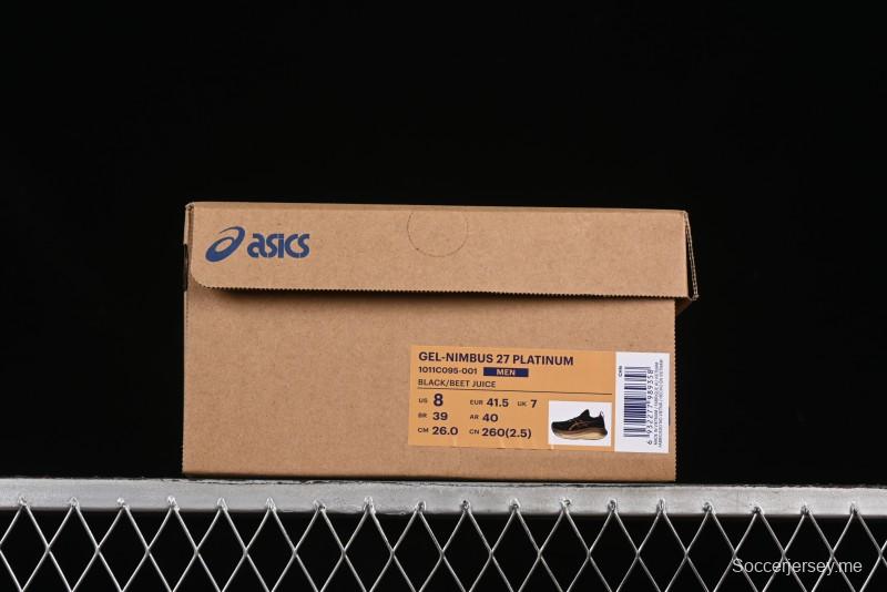 حذاء الجري جيل-نيمبوس 27 من اسيكس حذاء جري متين ومريح ومبطن للرجال - 1011C095-001