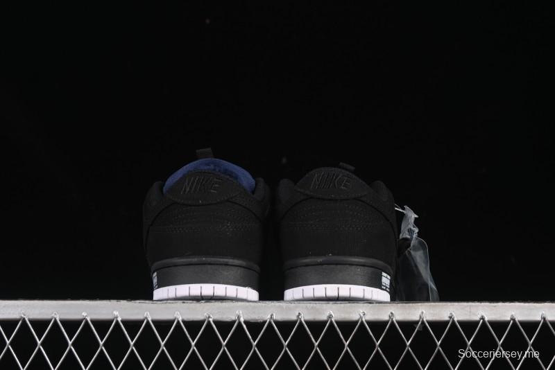 حذاء تزلج نايك SB Dunk Low Pro ISO باللون الأسود المطاطي SB منخفض السقف - CD2563-006