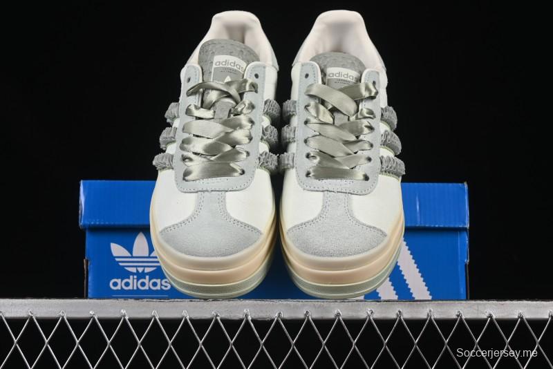 أديداس أوريجينالز جازيل بولد JR8373 حذاء رياضي منخفض الساق من أديداس أوريجينالز بنعل سميك لمقاومة الانزلاق والمتانة - JR8373