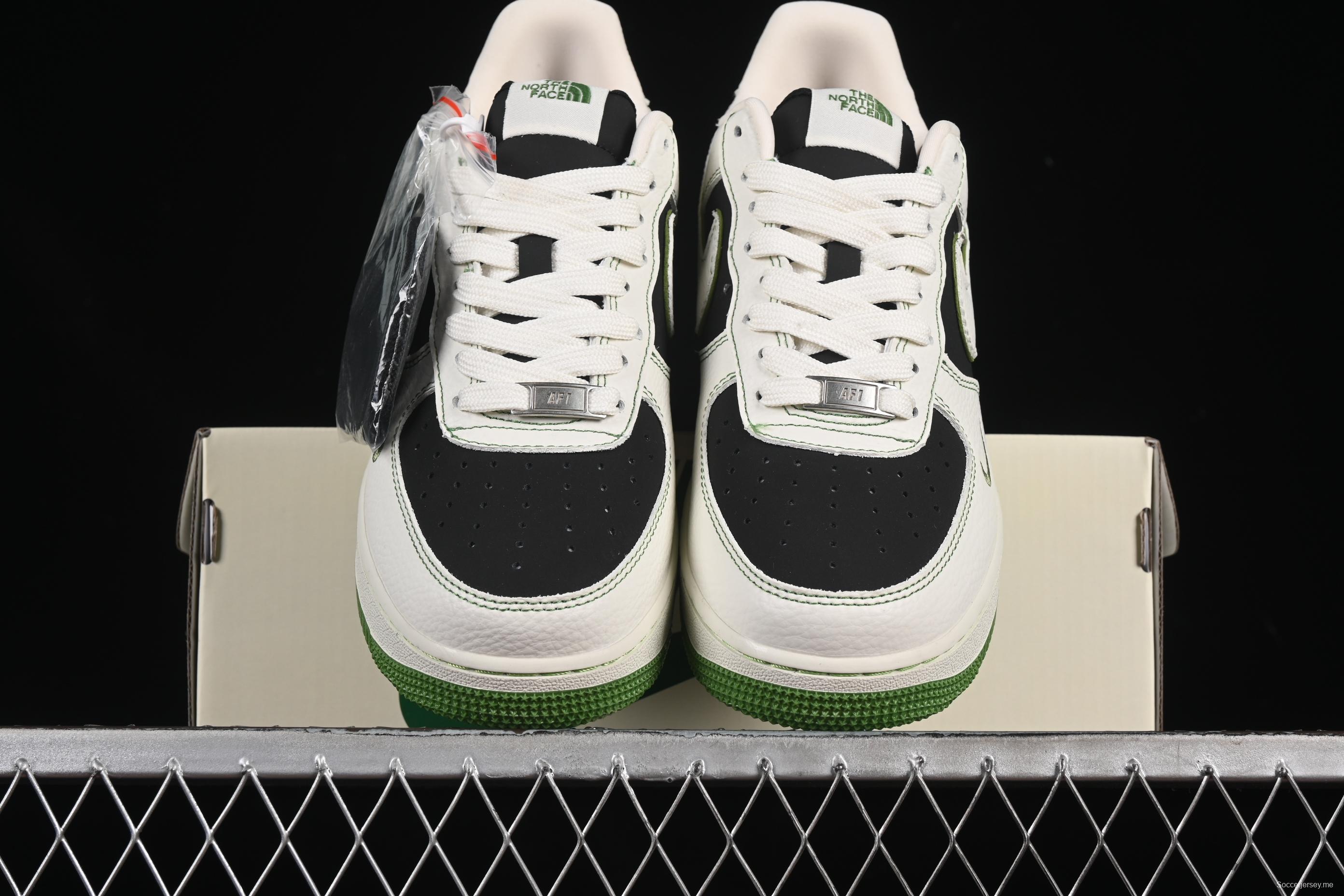 Nike Air Force 1 '07 Low The North Face Collaboration White Black Green Casual Sneakers - SC9207-527