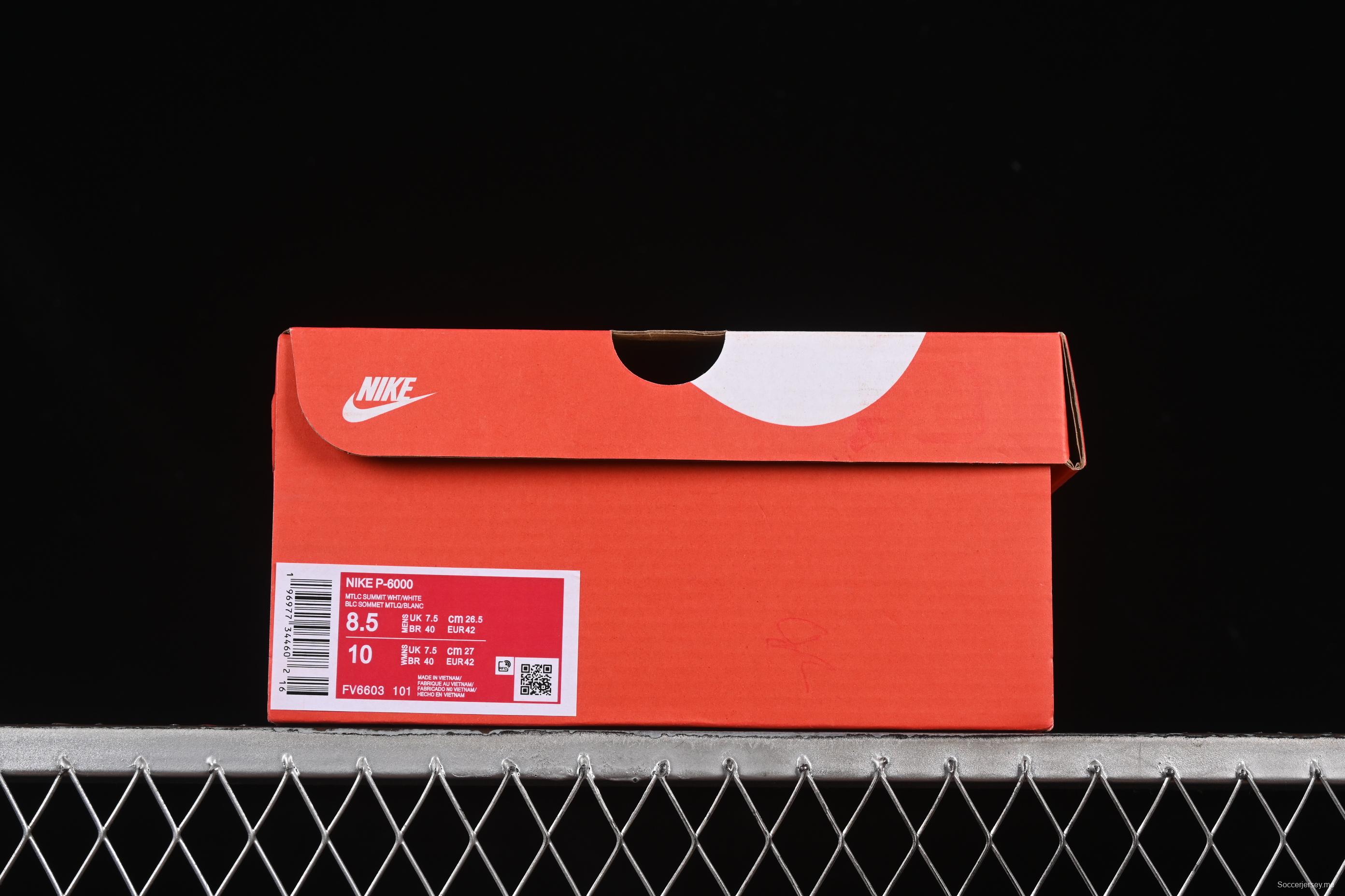 حذاء نايك P-6000 بريميوم ريترو كاجوال للأب بتصميم خفيف الوزن - FV6603-101