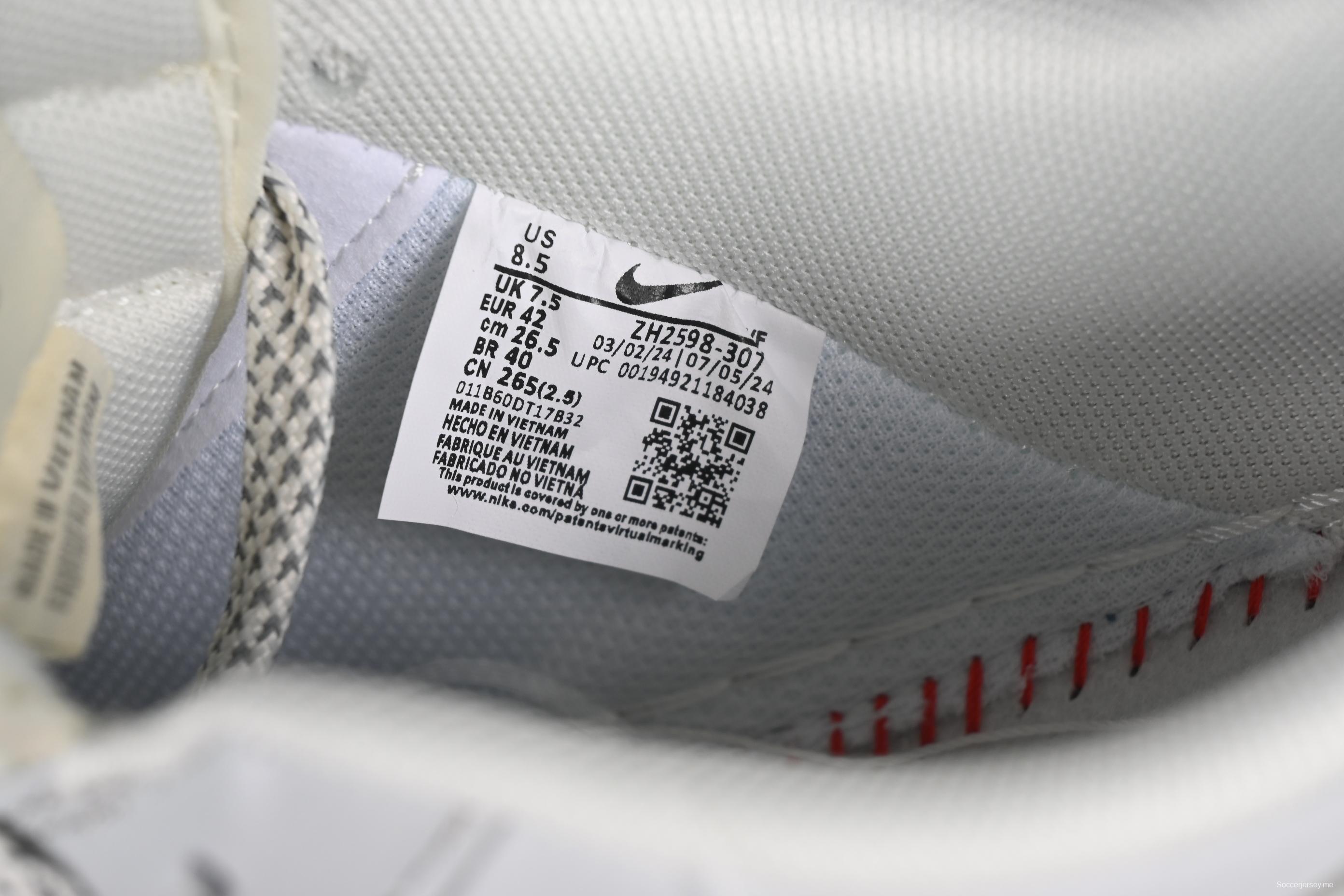 Nike Air Force 1'07 Low LV Collaboration Grey Blue Stone Texture Casual Sneakers - ZH2598-307