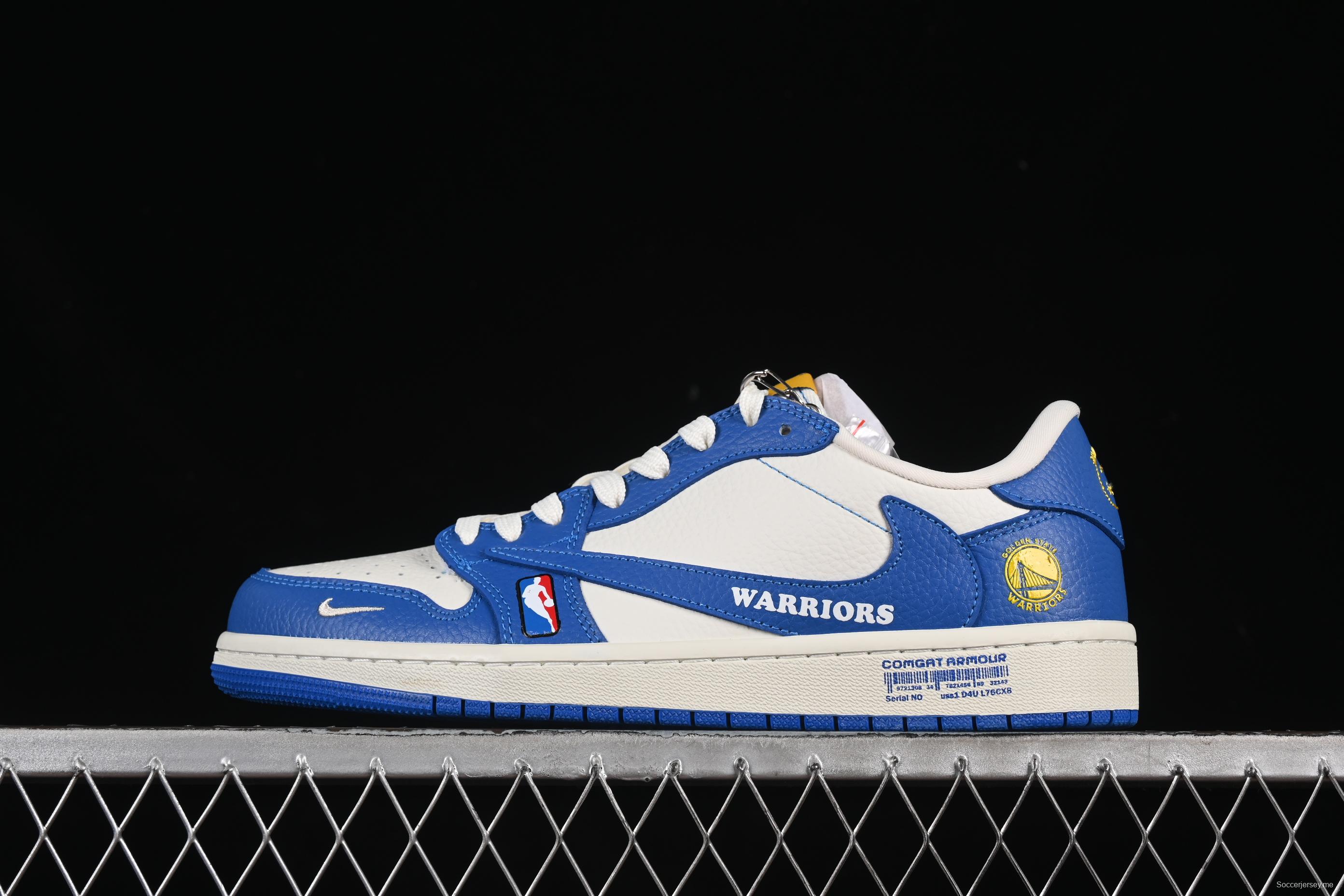 حذاء نايك ترافيس سكوت x Fragment Design x Air Jordan 1 Low OG SP SP AJ1 Collaboration AJ1 سنيكرز كاجوال من نايك - SC9207-025