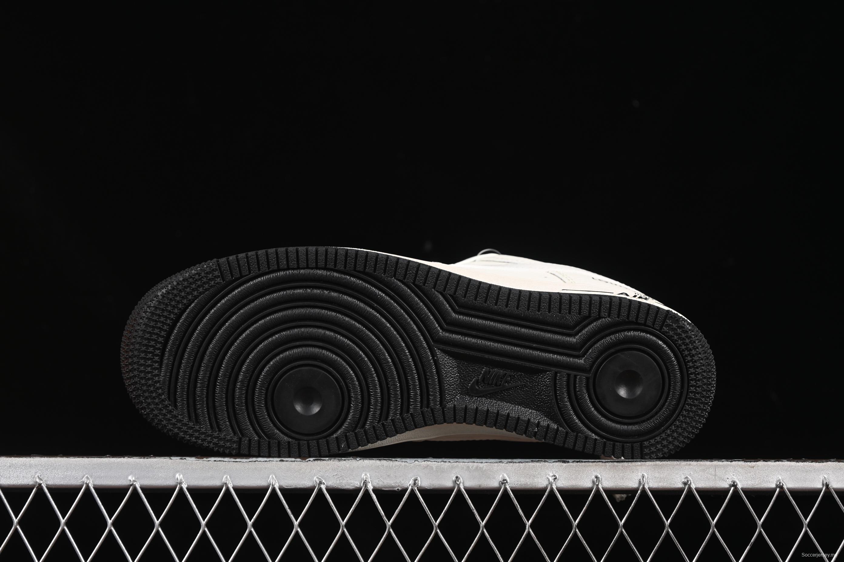 Nike Air Force 1'07 Low LV Collaboration Off-White Black Sole Casual Sneakers - XX3168-139